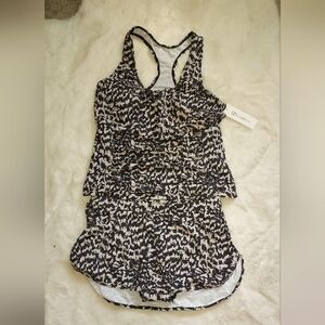 Walkonbeach NWT Two Piece Tankini Leopard Print Size Large